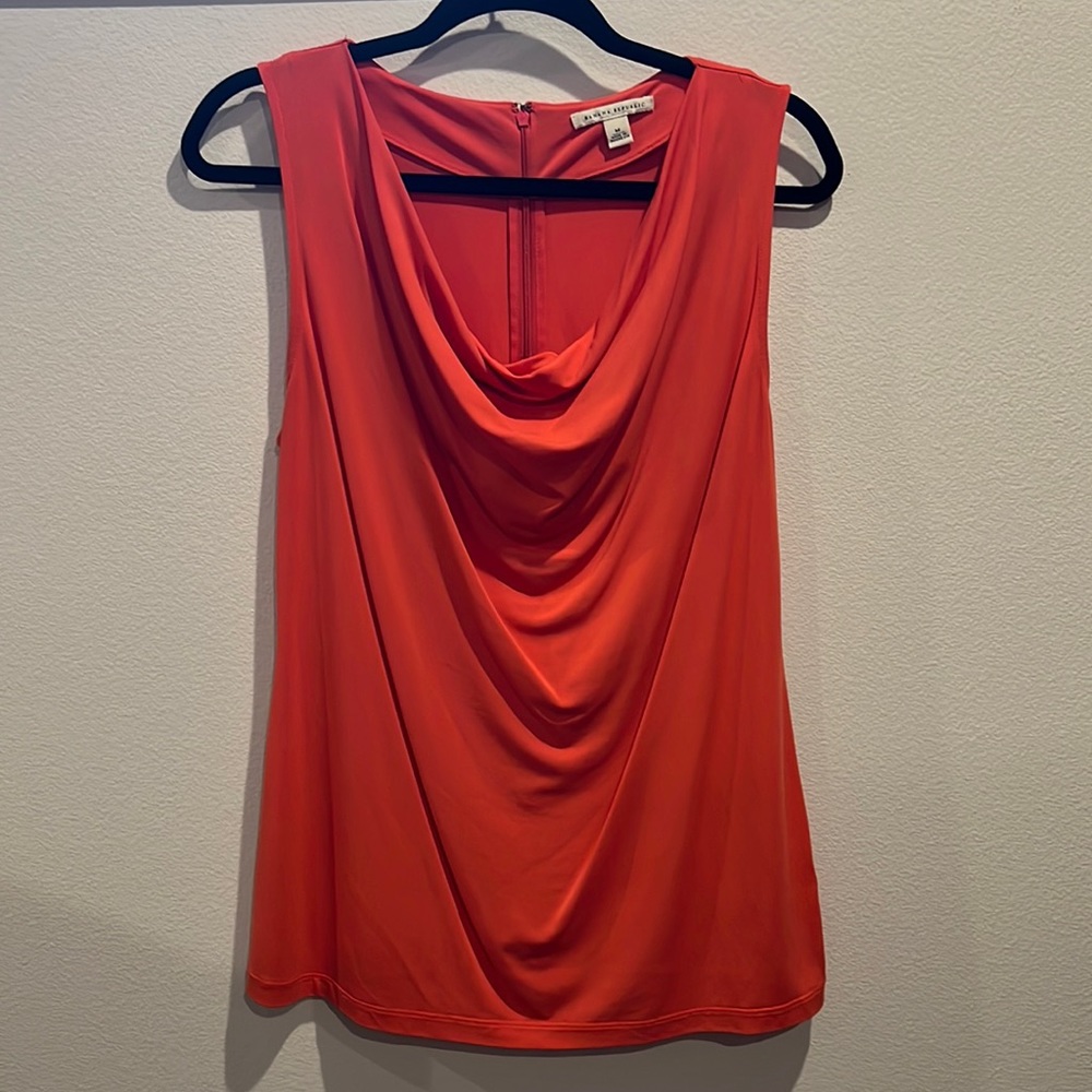 Banana republic sleeveless drape neck top.
